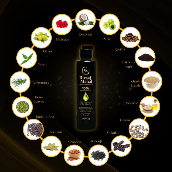 Rivaaj Mahal Hair Oil 100% Organic Product